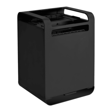 CS01B-HS, 2 x 2.5&quot; Internal, 6 x 2.5&quot; Hotswap Bay, No PSU, Mini-ITX, Black, Desktop Chassis