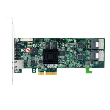 ARC-1203-8i, SATA 6Gb/s, 8-Port, PCIe 2.0 x4, Controller with 1GB Cache, Includes 2x Internal SFF-8087 to SFF-8087 Cables