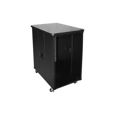 WD-1045-WT, 10U, 450mm Depth, Simple Server Rack with Wood Top