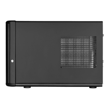 CS280, No PSU, Mini-ITX, Black, Mini Cube Case