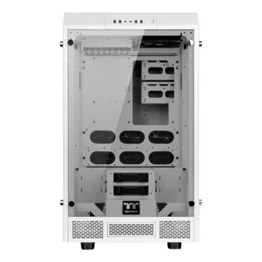 The Tower 900 Snow, Tempered Glass, No PSU, E-ATX, White, Full Tower Case