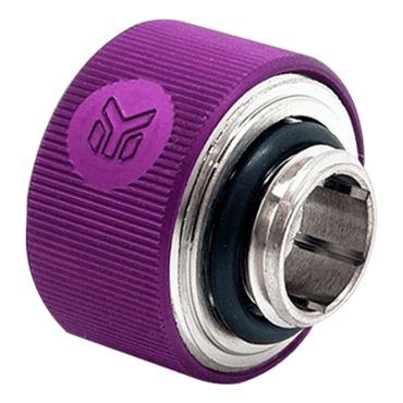 EK-HDC Fitting 16mm (5/8") G1/4 - Purple