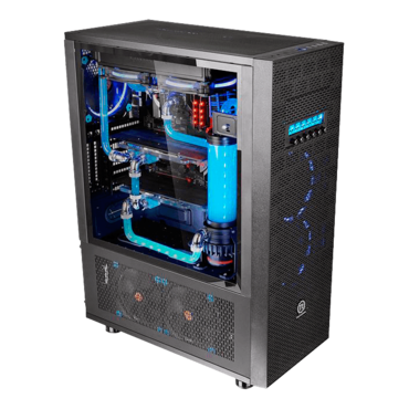 Core X71 TG, Tempered Glass, No PSU, ATX, Black, Full Tower Case