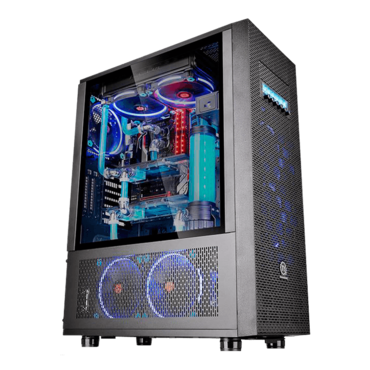 Core X71 TG, Tempered Glass, No PSU, ATX, Black, Full Tower Case