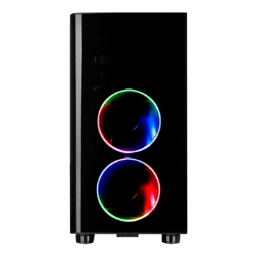 View 31 TG RGB, Tempered Glass, No PSU, ATX, Black, Mid Tower Case
