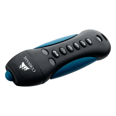 Flash Padlock® 3, 32GB, USB 3.0, Black/Blue, Hardware Encrypted Flash Drive
