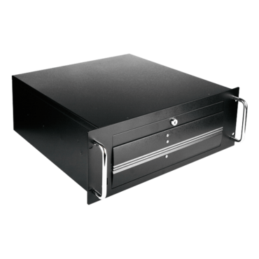 E Storm Rugged E-4000-50R8PD2, 3x 5.25&quot; and 2x 3.5&quot; Drive Bays, 500W Rdt PSU, ATX, Black, 4U Chassis