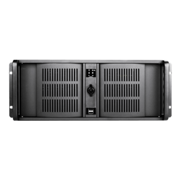 D Storm D-406-50R8PD2, Black Bezel, 6x 5.25", 4x 3.5" Drive Bays, 500W Rdt PSU, ATX, Black, 4U Chassis