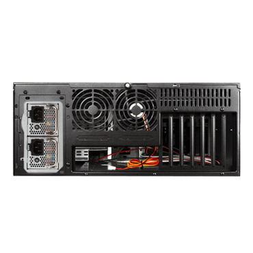 D Storm D-400-50R8PD2, Black Bezel, 4x 5.25&quot;, 3x 3.5&quot; Drive Bays, 500W Rdt PSU, ATX, Black, 4U Chassis