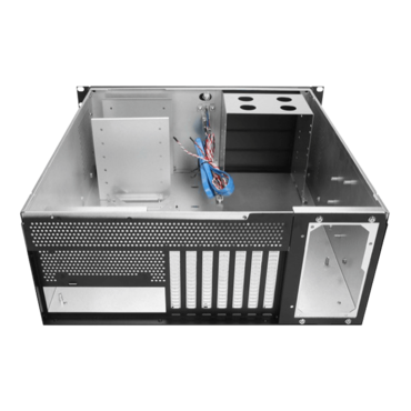 DN-400, 4x 5.25&quot;, 6x 3.5&quot; Drive Bays, No PSU, ATX, Black, 4U Chassis