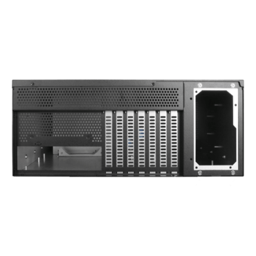 DN-400, 4x 5.25&quot;, 6x 3.5&quot; Drive Bays, No PSU, ATX, Black, 4U Chassis
