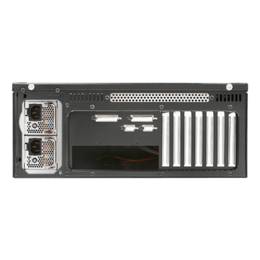 E Storm Rugged E-40-50R8PD2, Black Bezel, 2x 5.25", 3x 3.5" Drive Bays, 500W Rdt PSU, ATX, Black, 4U Chassis