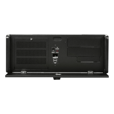 E Storm Rugged E-40-50R8PD2, Black Bezel, 2x 5.25", 3x 3.5" Drive Bays, 500W Rdt PSU, ATX, Black, 4U Chassis
