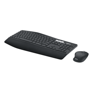 MK850 Performance, Wireless/Bluetooth, Black, Membrane Ergonomic Keyboard & Mouse