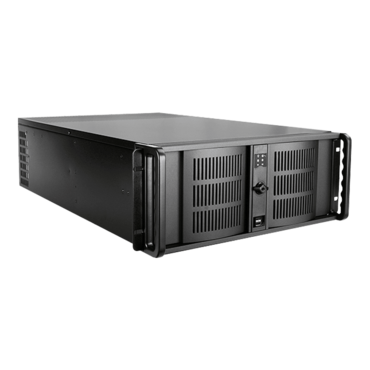 D Storm D-407L-50R8PD2, Black Bezel, 7x 5.25&quot;, 2x 3.5&quot; Drive Bays, 500W Rdt PSU, E-ATX, Black, 4U Chassis