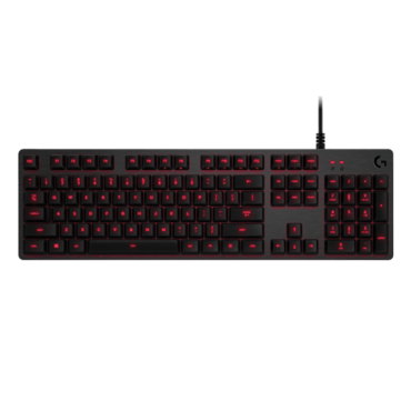 G413, Red, Romer-G Tactile, Wired, Carbon, Mechanical Gaming Keyboard