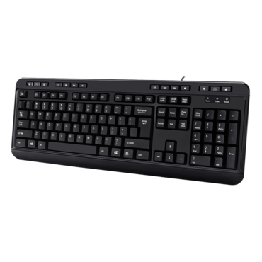 AKB-132HB, Wired, Black, Membrane Standard Keyboard