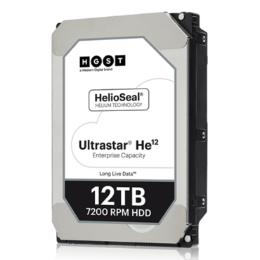 12TB Ultrastar He12 HUH721212ALE601, 7200 RPM, SATA 6Gb/s, 512e, 256MB cache, SED, TCG Enterprise SSC, 3.5&quot; HDD