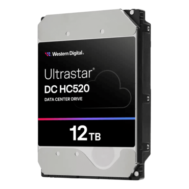 12TB Ultrastar DC HC520 HUH721212ALN604, 7200 RPM, SATA 6Gb/s, 4Kn, 256MB cache, SIE, 3.5&quot; HDD