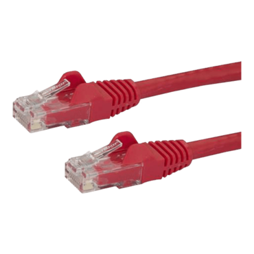 N6PATCH5RD 5ft Cat6 Ethernet Patch Cable with Snagless RJ45 Red