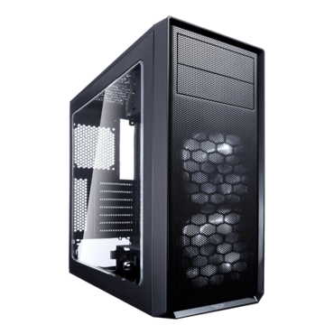 Focus G, w/ Window, No PSU, ATX, Black, Mid Tower Case