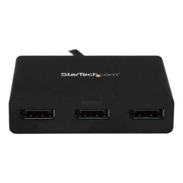 USB C DisplayPort Adapter - 3 port - USB C to DisplayPort MST Hub - USB Type C Monitor Hub