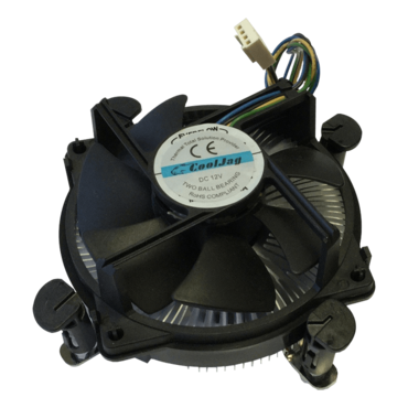 JYC002A, 60mm Height, 95W TDP, Copper/Aluminum CPU Cooler