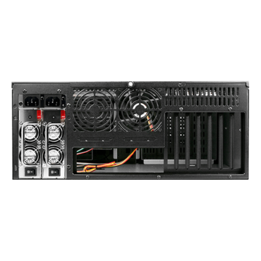 D Storm D-407P-55R8P, Black Bezel, 7x 5.25", 2x 3.5" Drive Bays, 550W Rdt PSU, ATX, Black, 4U Chassis