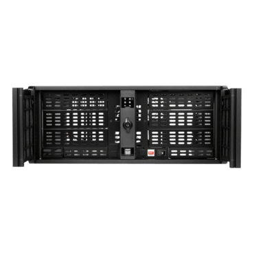 D Storm D-406-55R8P, Black Bezel, 6x 5.25", 4x 3.5" Drive Bays, 550W Rdt PSU, ATX, Black, 4U Chassis