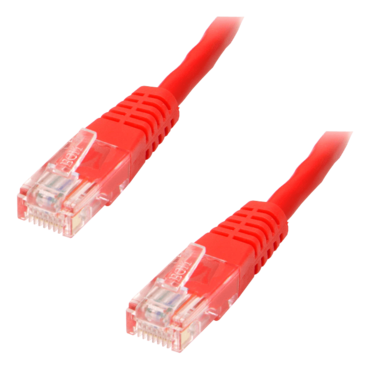 4ft Cat 5E Shielded (STP) Ethernet Network Cable - Red
