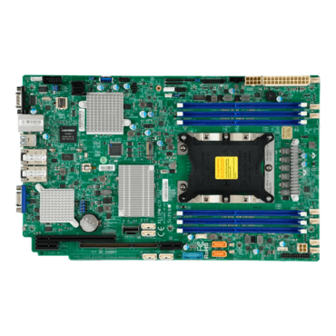 X11SPW-CTF, Intel C622, LGA 3647, DDR4-2666 768GB 3DS LRDIMM / 6, VGA, M.2, 10GbLAN / 2, Proprietary WIO OEM 
