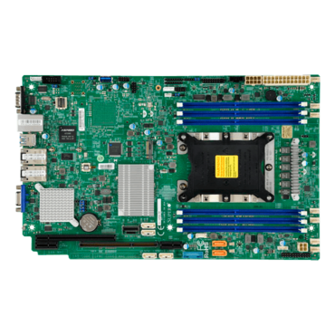 X11SPW-TF, Intel C622, LGA 3647, DDR4-2666 768GB 3DS LRDIMM / 6, VGA, M.2, 10GbLAN / 2, Proprietary WIO OEM 