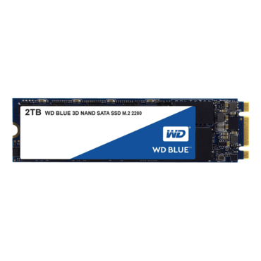 2TB Blue, 560 / 530 MB/s, 3D NAND, SATA 6Gb/s, M.2 2280 SSD