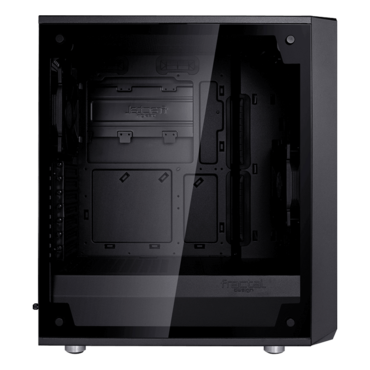 Meshify C TG Dark, Tempered Glass, No PSU, ATX, Black, Mid Tower Case