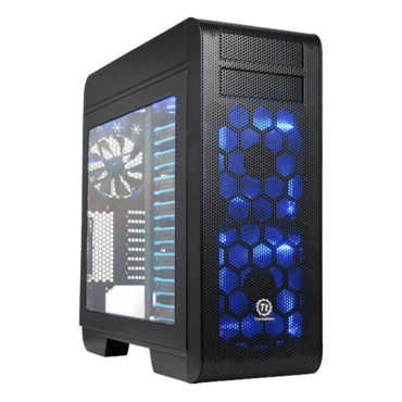 Core V71 Tempered Glass, No PSU, E-ATX, Black, Full Tower Case