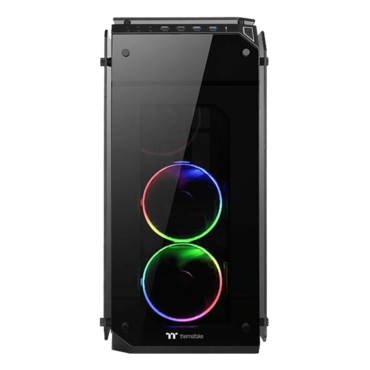 View 71 TG RGB, Tempered Glass, No PSU, E-ATX, Black, Full Tower Case