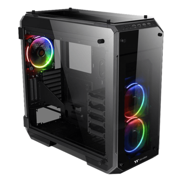 View 71 TG RGB, Tempered Glass, No PSU, E-ATX, Black, Full Tower Case