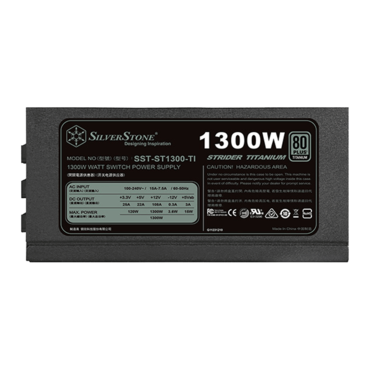ST1300-TI, 80 PLUS Titanium 1300W, Fully Modular, ATX Power Supply