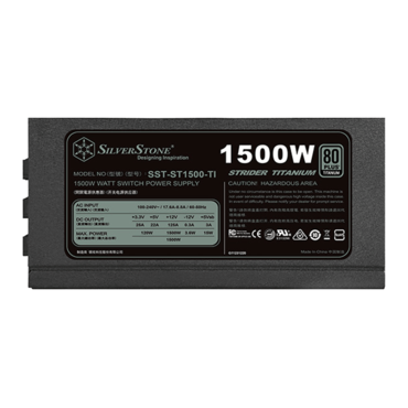 PS-ST1500-TI, 80 PLUS Titanium 1500W, Fully Modular, ATX Power Supply
