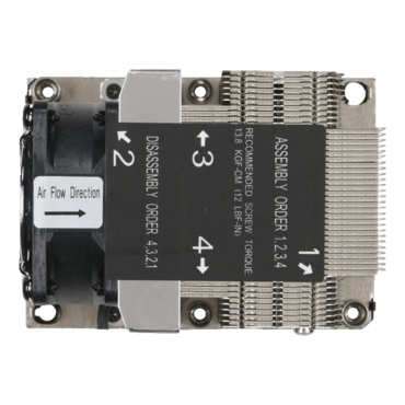 SNK-P0068APS4 LGA 3647 Narrow ILM, 78mm Height, 205W TDP, Copper/Aluminum CPU Cooler