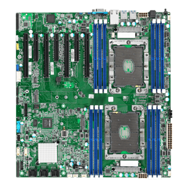 S7100AG2NR, Intel C621, LGA 3647 / 2, DDR4-2666 1.5TB 3DS LRDIMM / 12, VGA, M.2, SATA-DOM, GbLAN / 2, SSI EEB