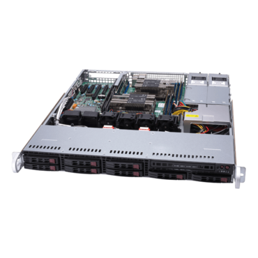 SuperServer 1029P-MTR, 1U, Intel C621, 8x SATA, 8x DDR4, Dual 1Gb Ethernet, 600W Rdt PSU
