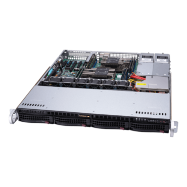 SuperServer 6019P-MTR, 1U, Intel C621, 4x SATA, 8x DDR4, Dual 1Gb Ethernet, 600W Rdt PSU