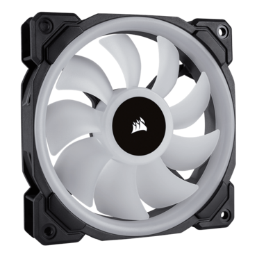 LL120 RGB 3 x 120mm, w/ Controller, RGB LEDs, 1500 RPM, 43.25 CFM, 24.8 dBA, Cooling Fans