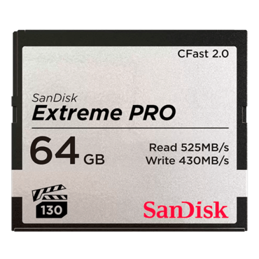 64GB Extreme PRO CFast 2.0 Memory Card