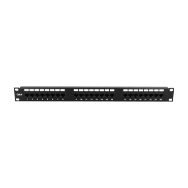 WOM1580-PP24C6, 15U, 800mm, Adjustable Wallmount Server Cabinet with 1U 24-port Cat6 Patch Panel