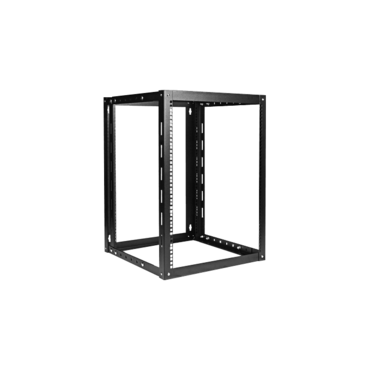 WOM1580-PP24C6, 15U, 800mm, Adjustable Wallmount Server Cabinet with 1U 24-port Cat6 Patch Panel