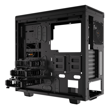 Pure Base 600 Window Black, Tempered Glass, No PSU, ATX, Black, Mid Tower Case