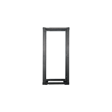 WOR3611-PD10, 36U, 1100mm, Adjustable Open-frame Server Rack with 1U 10-out Overload Circuit Breaker Protection PDU