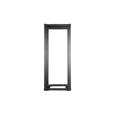 WOR4211-PD10, 42U, 1100mm, Adjustable Open-frame Server Rack with 1U 10-out Overload Circuit Breaker Protection PDU